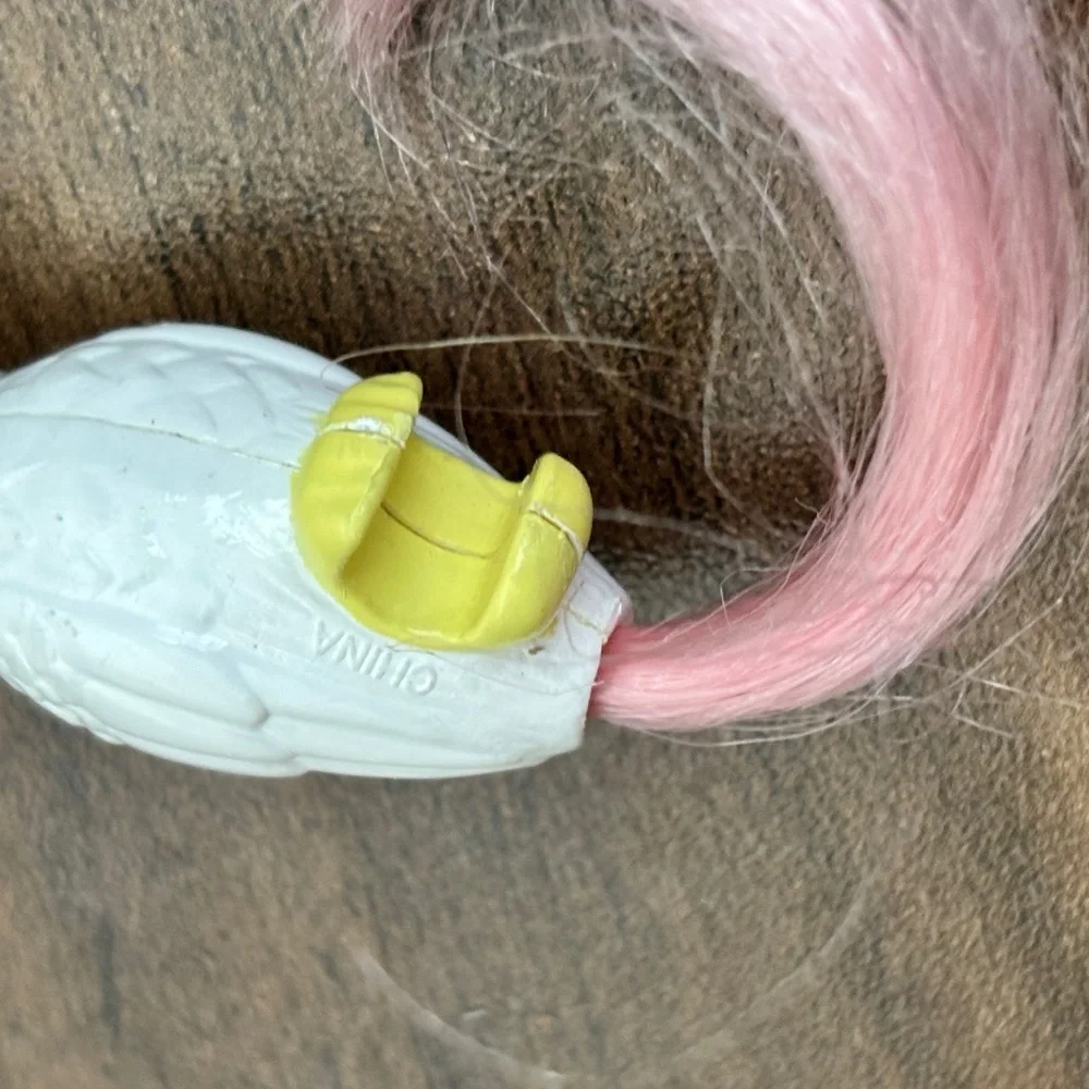 VINTAGE 1990 Mattel Barbie Bird Cage Cockatoo Replacement Cockatiel Bird White